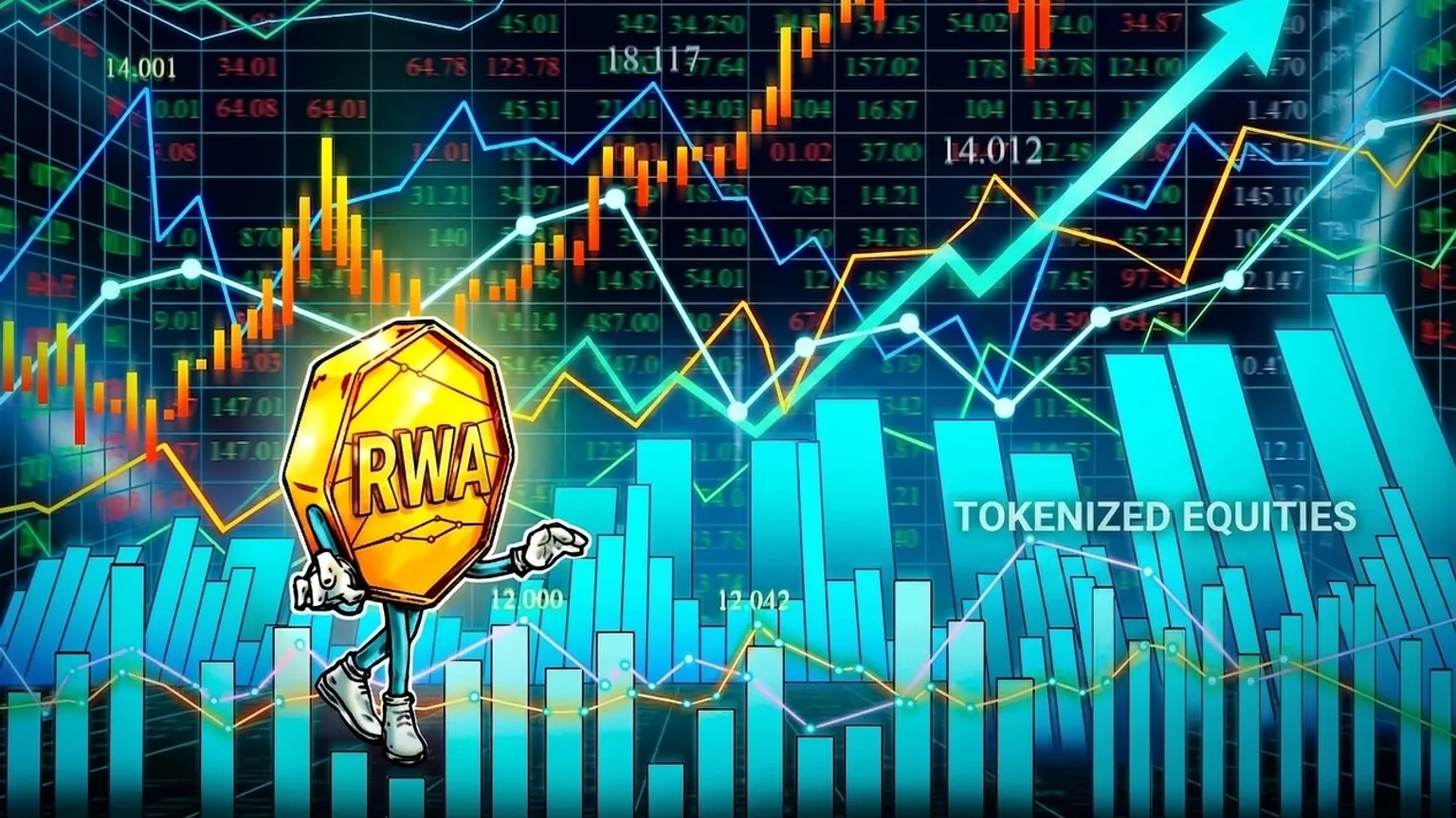 Оборот переводов токенизированных акций вырос на 415% до $29,5 млрд