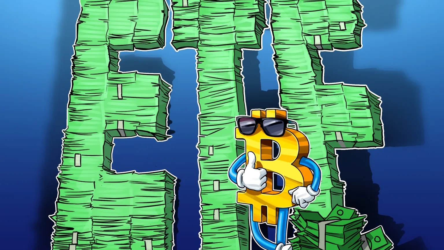 Приток в спотовые Bitcoin-ETF достиг $3,8 млрд за три недели